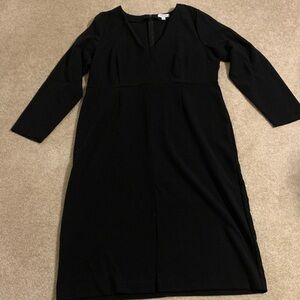 Nordstrom Classic Black Long Sleeve Dress